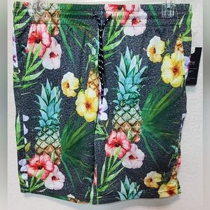 NWT - Tropical Trunks Unlined, Mesh Pockets, Brand Matix - Size Large